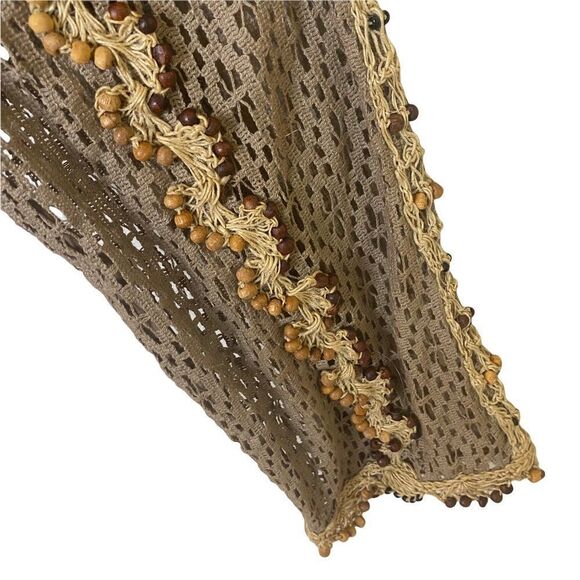 JL Studio by Jessica London Beaded Boho Vintage Vest - Picture 5 of 7